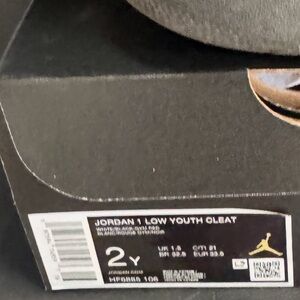 Jordan 1 Low Youth Black Shoe